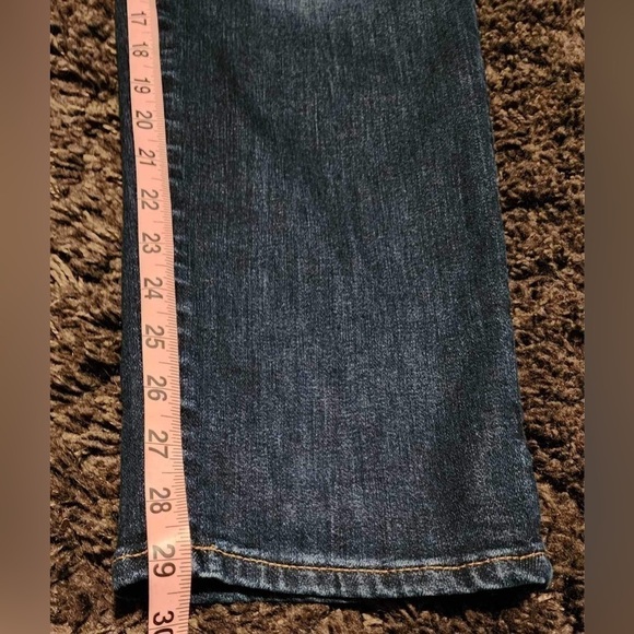 American Eagle Men’s Airflex Athletic Fit Darkwash Distressed Stretch Denim Jean - Picture 5 of 7